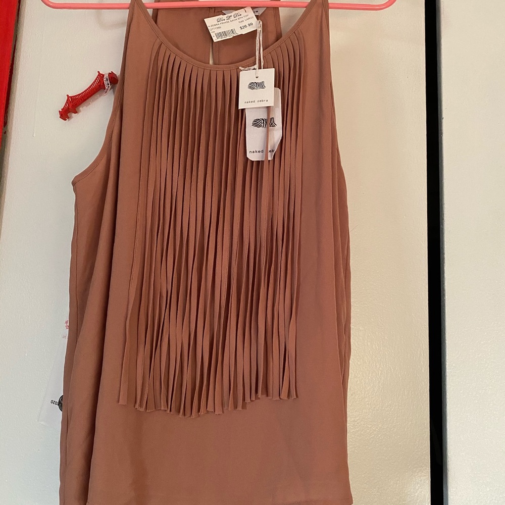Woman cute top, Naked Zebra Brand, NWT